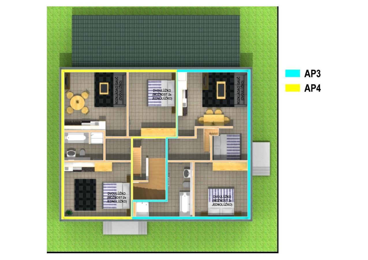 אברטאמי Apartmany Pod Sjezdovkou מראה חיצוני תמונה